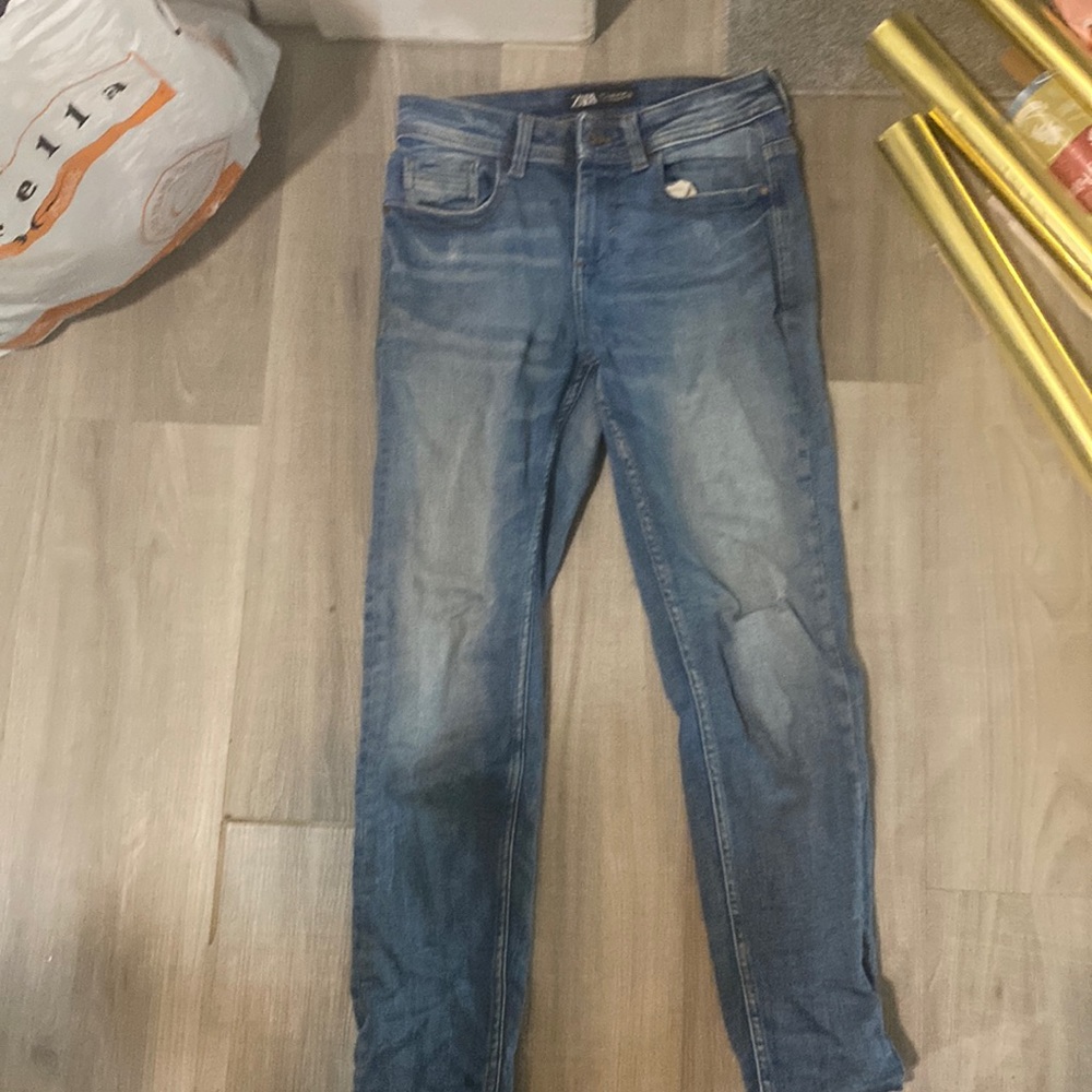 Zara Young girl Skinny jeans, with a cool denim wash